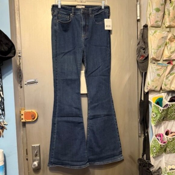 FREE PEOPLE - Just Float On Flare / Bell Bottom Jeans - 1970's blue indigo - Picture 4 of 14